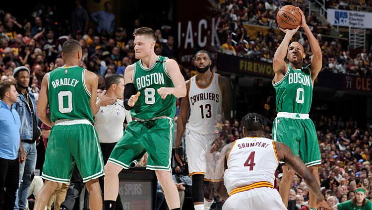 Cleveland Cavaliers vs Boston Celtics. Copyright: David Liam Kyle/NBAE via Getty Images.