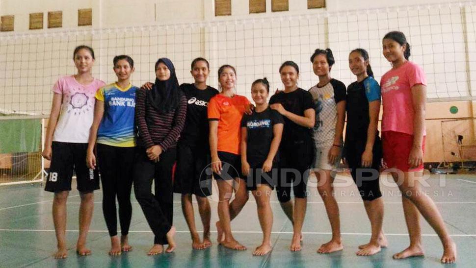 Pelatnas timnas voli putri indonesia Copyright: Zainal Hasan/Indosport