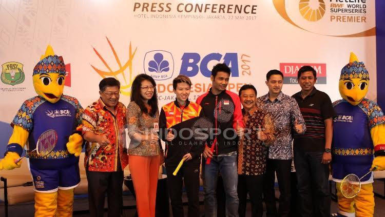 Jumpa Pers Jelang Indonesia Open 2017 Copyright: Herry Ibrahim/Indosport