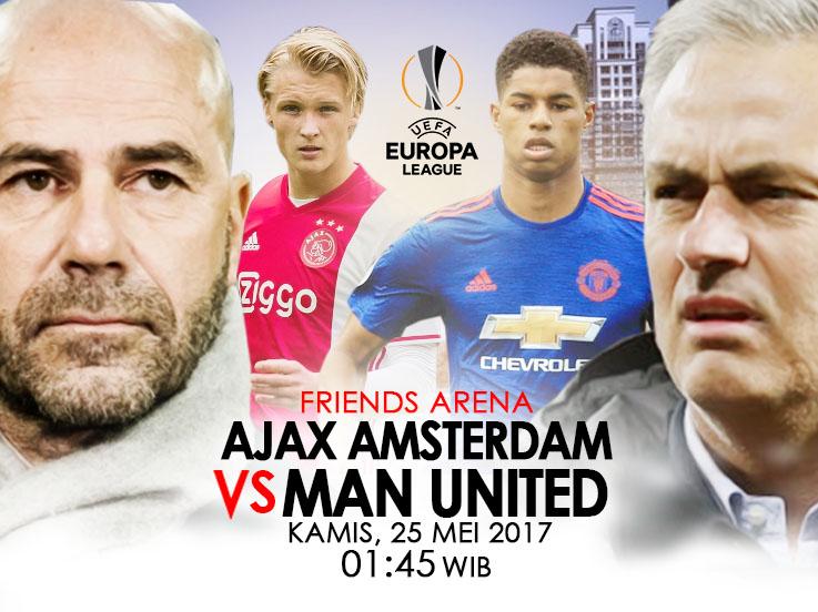 Prediksi Ajax Amsterdam vs Manchester United. Copyright: Grafis: Eli Suhaeli/INDOSPORT/Getty Images