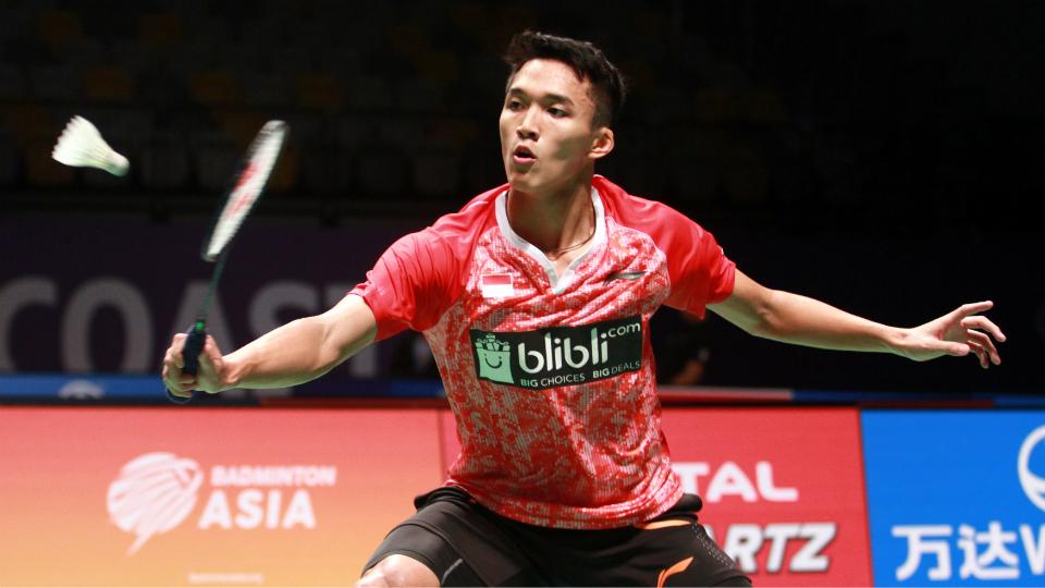 Jonatan Christie di ajang Piala Sudirman 2017. Copyright: Humas PBSI