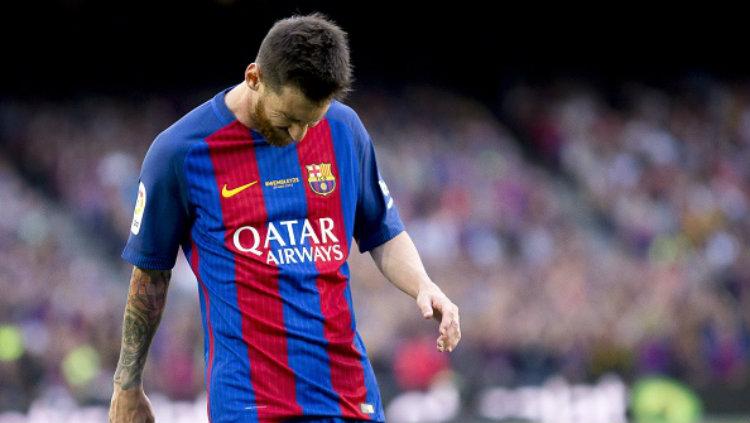 Bintang Barcelona, Lionel Messi. Copyright: Albert Llop/Anadolu Agency/Getty Images