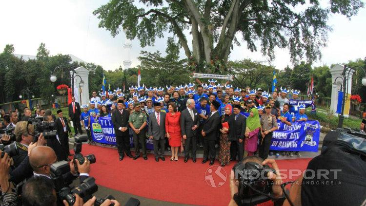 Ilustrasi Viking, pendukung Persib Bandung