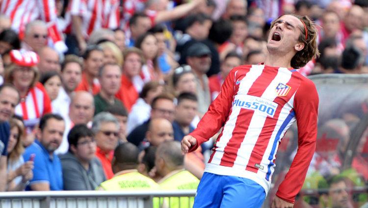 Bintang Atletico Madrid, Antoine Griezmann. Copyright: Sonia Canada/Getty Images