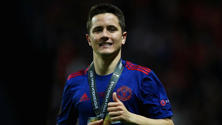 Gelandang andalan Manchester United, Ander Herrera. Copyright: Dean Mouhtaropoulos/Getty Images