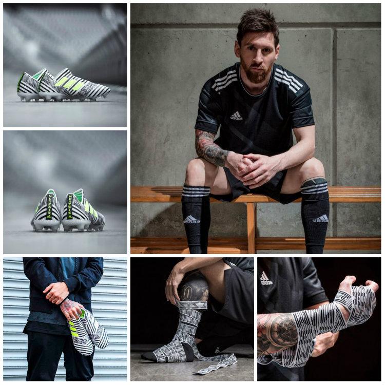 Lionel Messi akan menggunakan Adidas Nemeziz dalam final Copa del Rey. Copyright: Internet/Mirror.co.uk