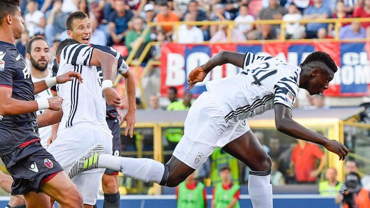 Moise Kean menjadi penentu kemenangan Juventus atas Bologna. Copyright: Juventus.com