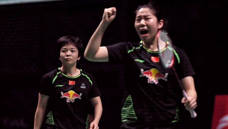 Chen Qingchen dan Jia Yifan. Copyright: Twitter@BadmintonNow