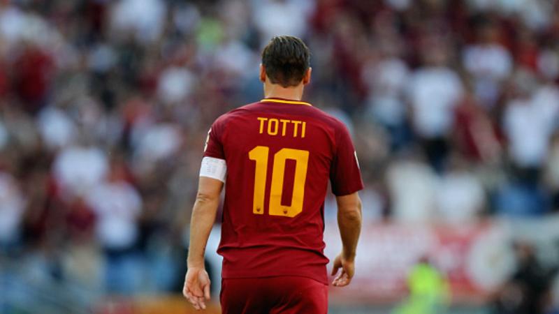 Legenda AS Roma, Francesco Totti. Copyright: Paolo Bruno / Stringer via Getty Images