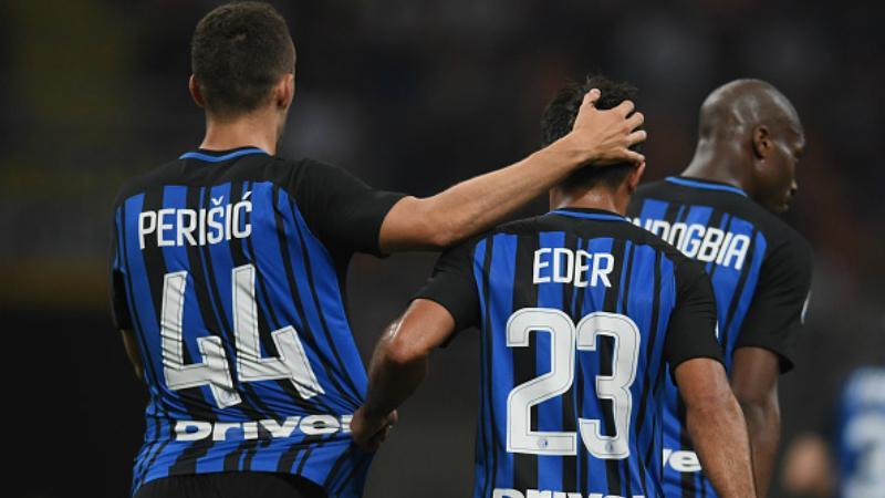 Ivan Perisic dan Eder menjadi bintang tatkala Inter Milan menggilas Udinese 5-2. Copyright: Claudio Villa - Inter / Contributor via Getty Images