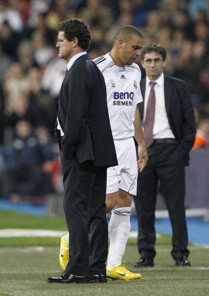 Fabio Capello dan Ronaldo Luis Nazario de Lima di tahun 2006 silam. Copyright: Angel Martinez/Real Madrid via Getty Images