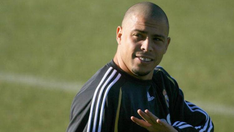 Mantan pemain Real Madrid, Ronaldo Luis Nazario de Lima. Copyright: PIERRE-PHILIPPE MARCOU/AFP/Getty Images