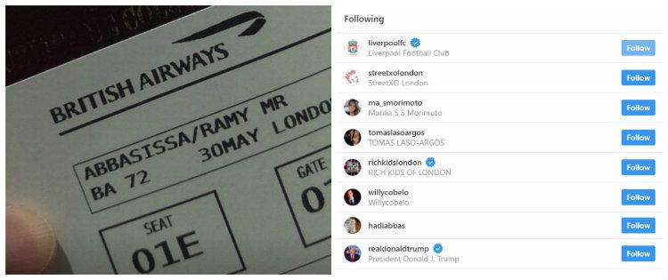 Agen Mohamed Salah mem-follow akun Instagram Liverpool dan dilaporkan tengah terbang ke Inggris. Copyright: Internet/Sportbible.com