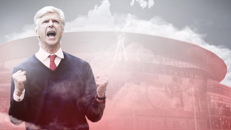 Arsene Wenger resmi diperpanjang kontrak Arsenal. Copyright: Grafis: Eli Suhaeli/INDOSPORT