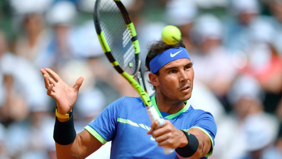 Rafael Nadal melaju ke babak tiga Prancis Terbuka 2017. Copyright: Twitter/BBC Tennis