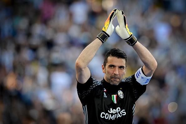 Kiper sekaligus kapten Juventus, Gianluigi Buffon. Copyright: Nicolò Campo/GettyImages