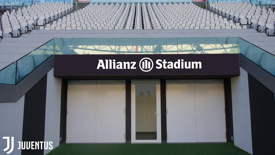 Allianz Stadium, nama baru untuk stadion Juventus. Copyright: Twitter Juventus