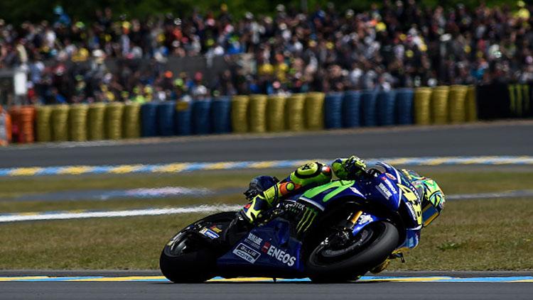 Pembalap andalan Yamaha, Valentino Rossi. Copyright: Getty Images