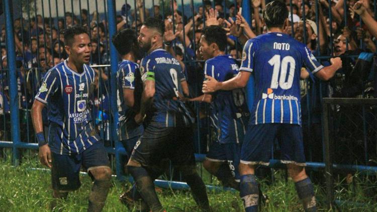 Persiba menang dramatis atas Borneo FC. Copyright: persibabalikpapan.com