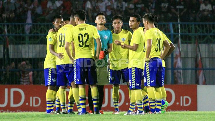 Pemain Gresik United. Copyright: Ian Setiawan/INDOSPORT