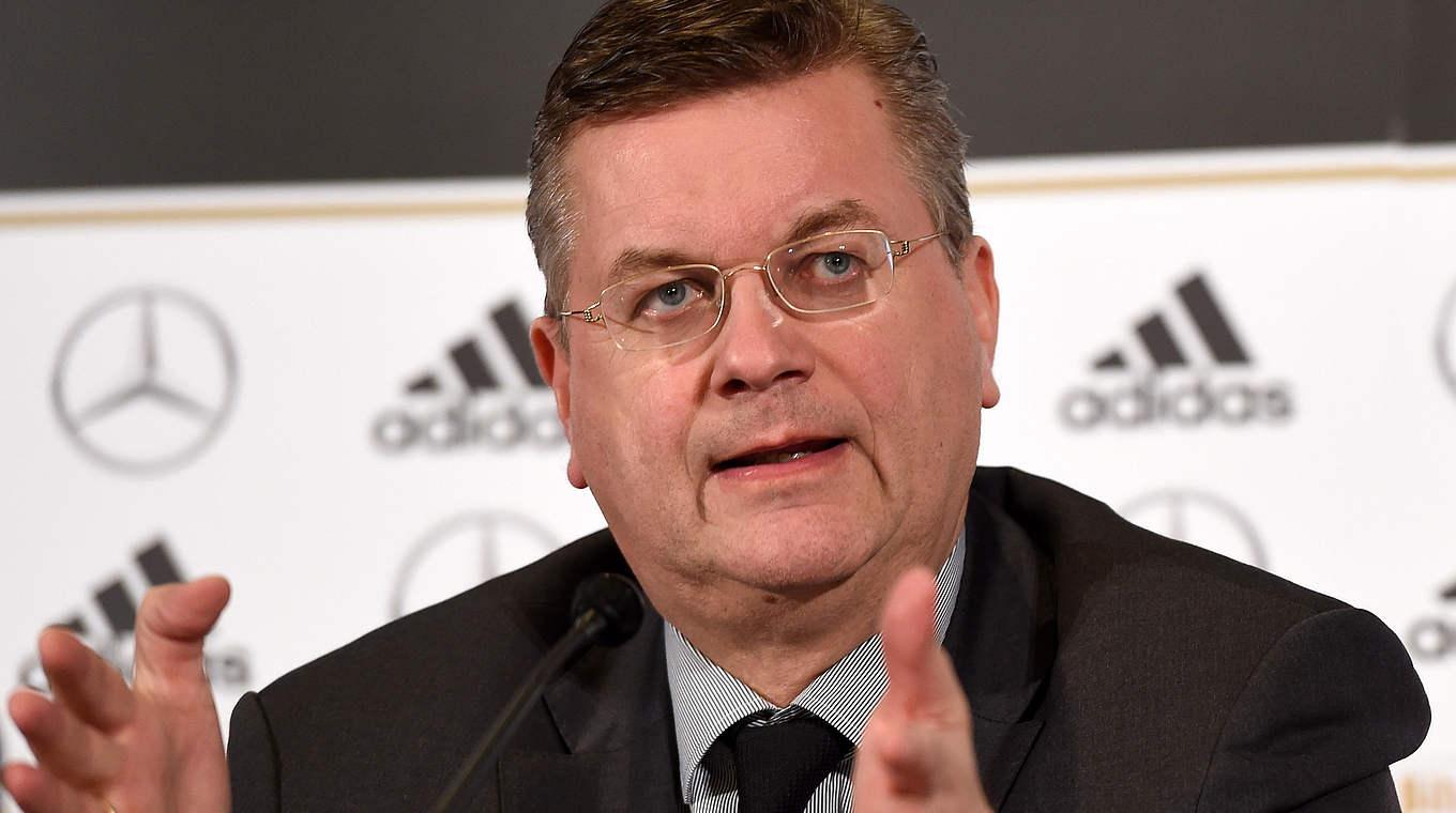 Presiden Asosiasi Sepakbola Jerman (DFB), Reinhard Grindel. Copyright: DFB