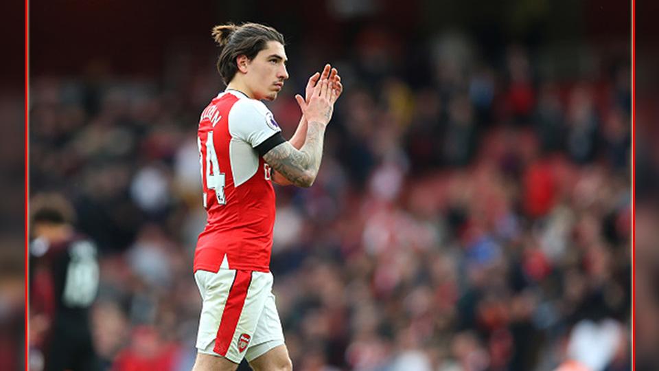 Hector Bellerin, bek sayap Arsenal. Copyright: INDOSPORT