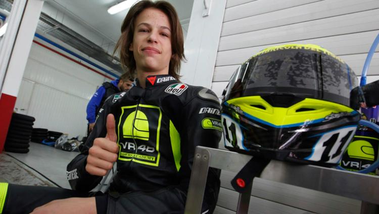 Franco Morbidelli saat menjadi murid VR46 Academy. Copyright: Ride Apart