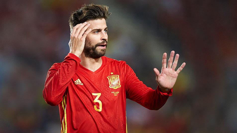 Gerard Pique (Spayol) Copyright: Indosport.com