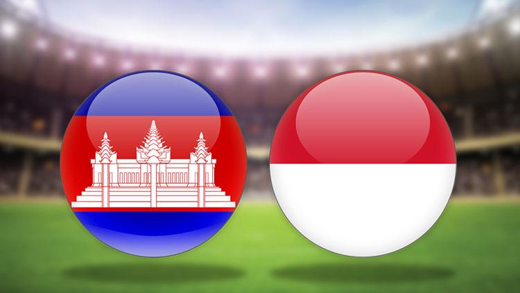 Logo Kamboja vs Indonesia. Copyright: Grafis: Eli Suhaeli/INDOSPORT