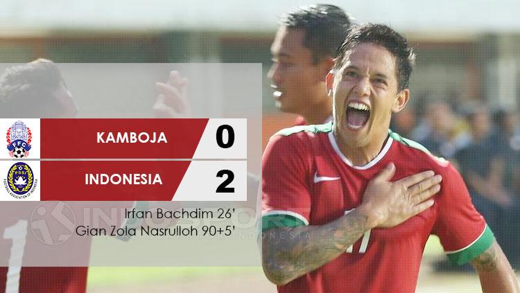 Hasil pertandingan Kamboja vs Indonesia. Copyright: Grafis: Eli Suhaeli/INDOSPORT