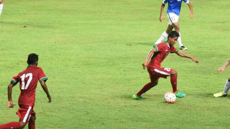 Timnas Indonesia vs Singapura U-16 Copyright: Twitter/@DediMulyadi71