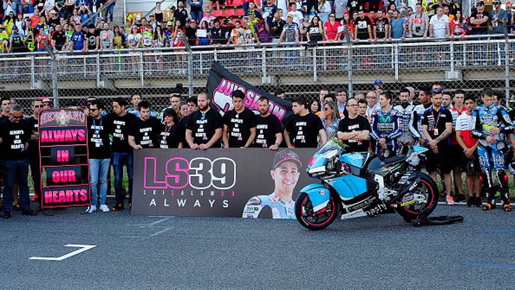 Luis Salom meninggal dunia di Sirkuit Catalunya tahun lalu. Copyright: Getty Images