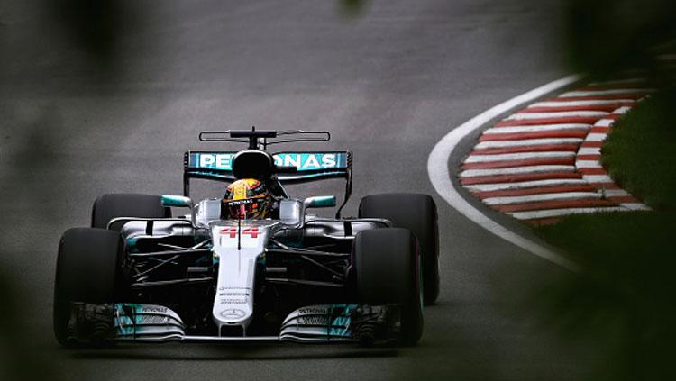 Pembalap andalan Mercedes, Lewis Hamilton. Copyright: Getty Images