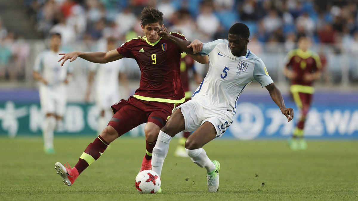 Venezuela U-20 vs Inggris U-20 Copyright: Twitter/@England