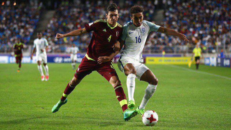 Venezuela U-20 vs Inggris U-20 Copyright: Twitter/@England