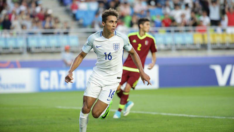 Venezuela U-20 vs Inggris U-20 Copyright: Twitter/@England