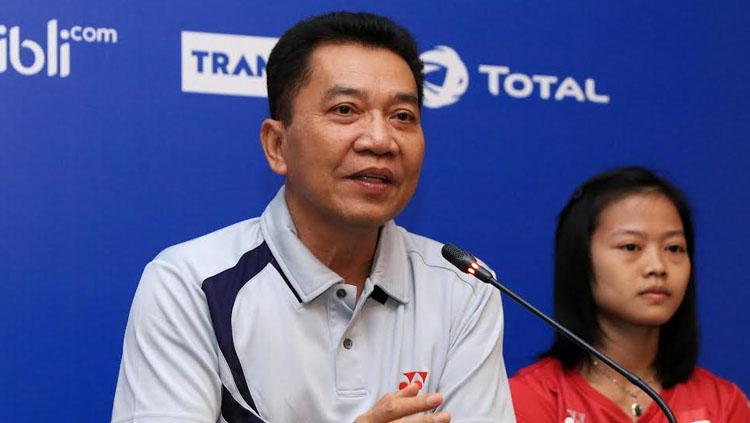 Achmad Budiharto, Direktur Superliga Badminton. Copyright: HUMAS PBSI