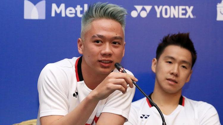 Kevin Sanjaya Sukamuljo dan Marcus Fernaldi Gideon. Copyright: HUMAS PBSI