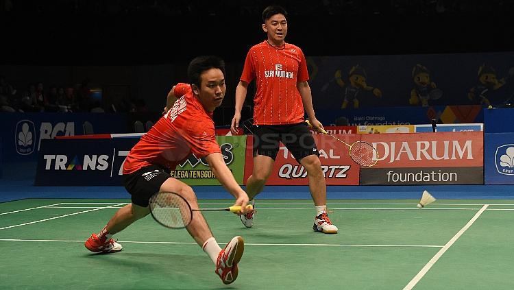 Hendra Setiawan/Tan Boon Heong di Indonesia Open 2017. - INDOSPORT