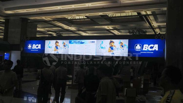 Hall JCC untuk Indonesia Open 2017 masih belum siap. Copyright: Lanjar Wiratri/INDOSPORT