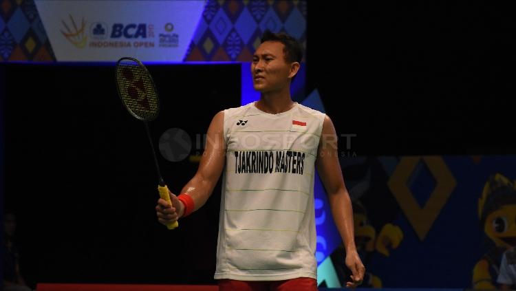 Sony Dwi Kuncoro di Indonesia Open 2017.