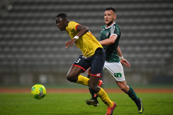 Ibrahima Konate (kiri) ketika masih membela Sochaux Copyright: 