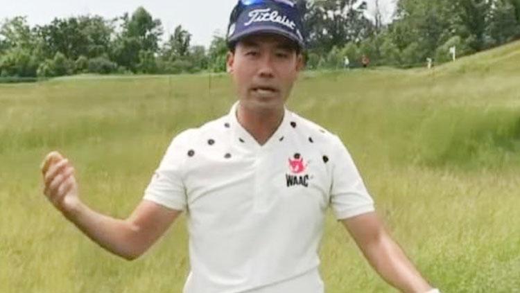 Pegolf asal Korea Selatan, Kevin Na. Copyright: dailymail.co.uk