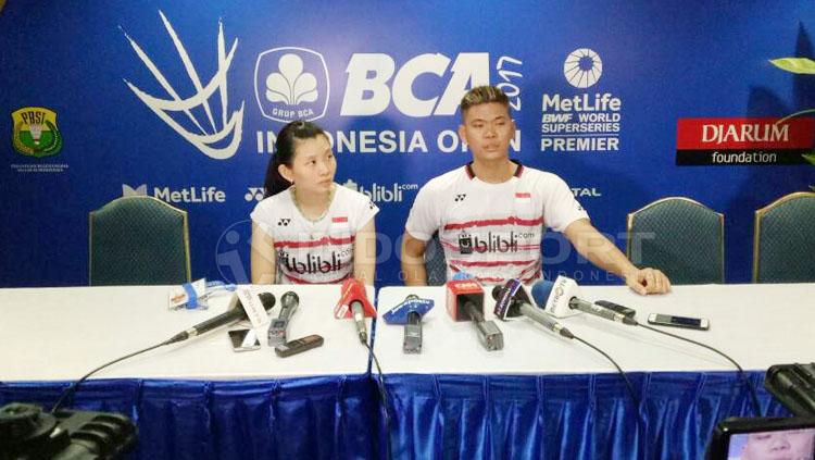 Ganda campuran Indonesia, Praveen Jordan/Debby Susanto. Copyright: Zainal Hasan/INDOSPORT