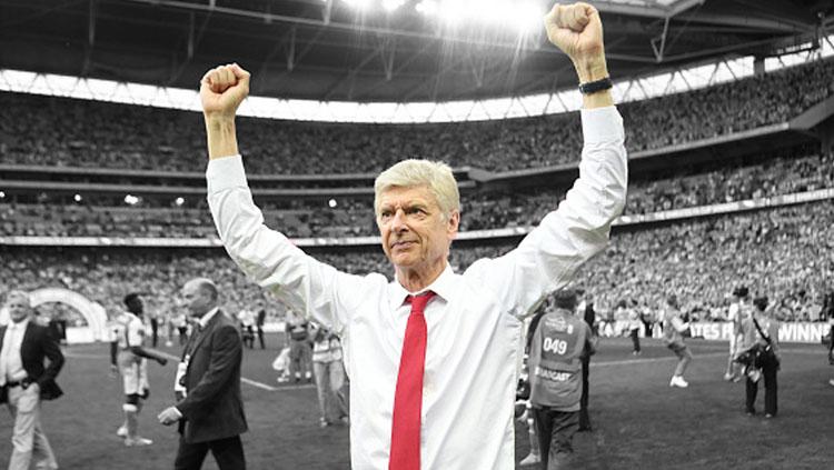 Pelatih Arsenal, Arsene Wenger. Copyright: INDOSPORT