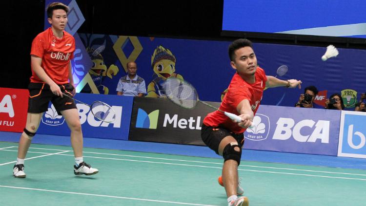 Tontowi Ahmad/Liliyana Natsir di Indonesia Open 2017. Copyright: PBSI