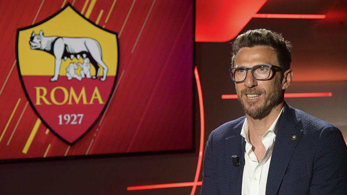 Eusebio Di Francesco Copyright: Twitter/@OfficialASRoma