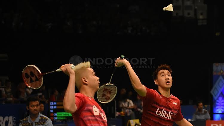 Kevin dan Marcus Copyright: Herry Ibrahim/Indosport