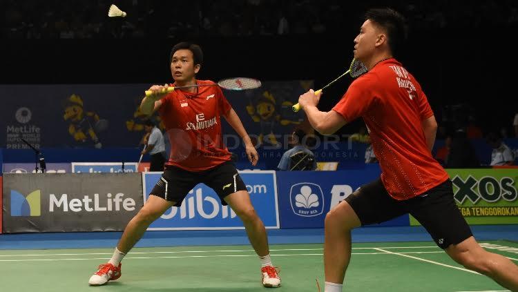 Hendra setiawan dan Tan Boo Heong Copyright: Herry Ibrahim/Indosport