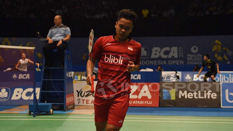 Anthony Sinisuka Ginting Copyright: Herry Ibrahim/Indosport